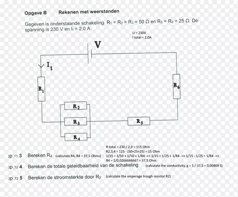 电子线路系列和并联电路电气网络电子学.电阻
