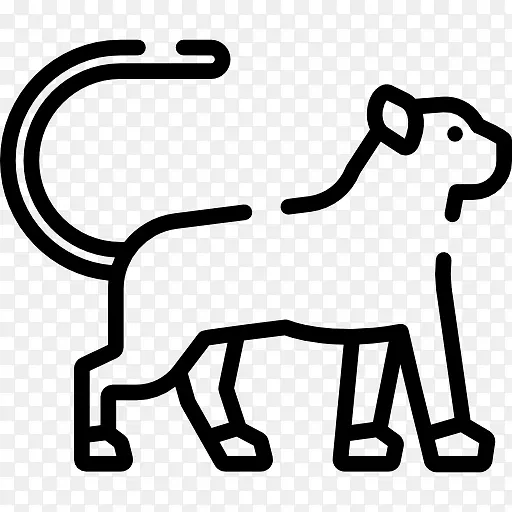 鬣狗潘瑟拉电脑图标马夹艺术-鬣狗