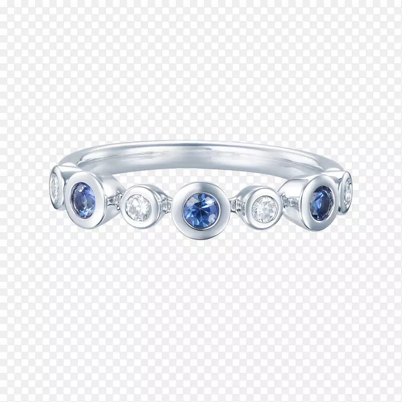 蓝宝石体珠宝银手镯材料