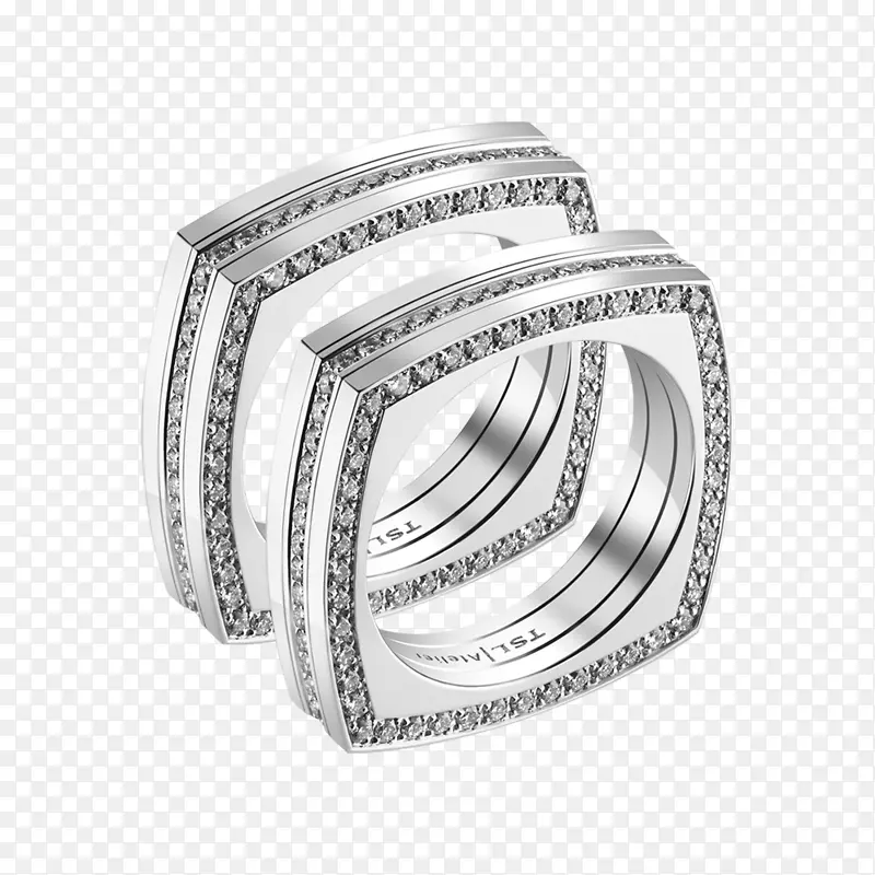 结婚戒指首饰白金戒指材料