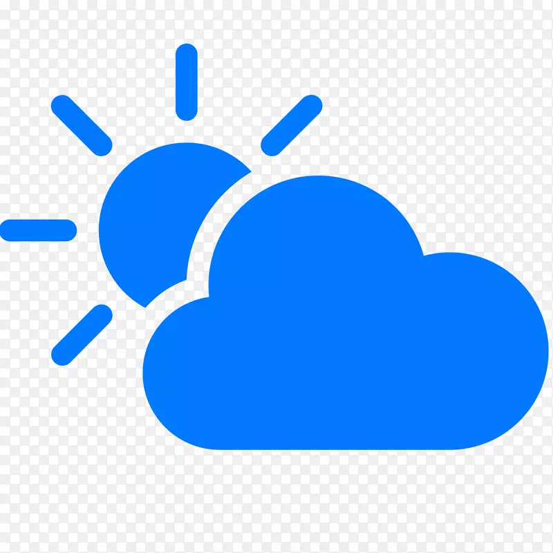 计算机图标云盖气象学雨云