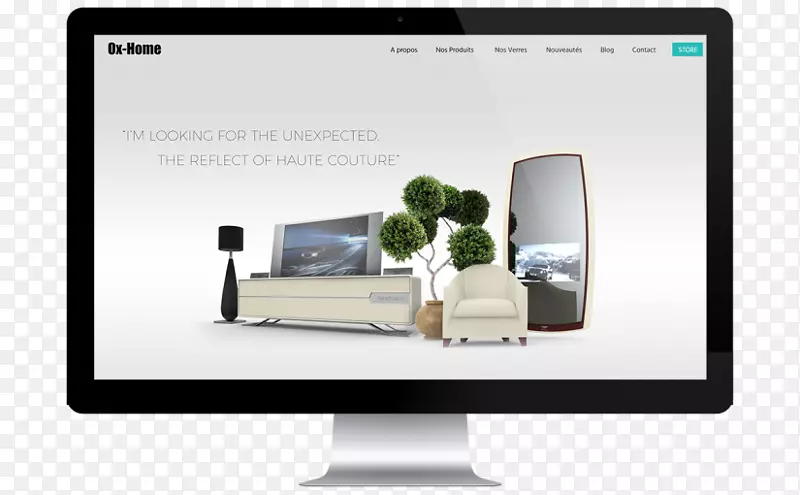 模拟电视电脑显示器工业设计-网站模拟