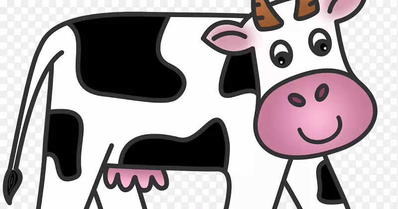 荷斯坦弗里西亚牛泽西牛肉牛小牛剪贴画-牛印