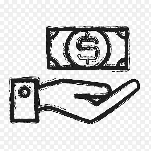 电脑图标货币袋金融支付-钱袋