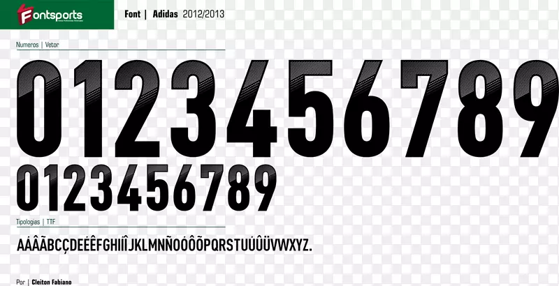阿迪达斯达丰字体t恤字体