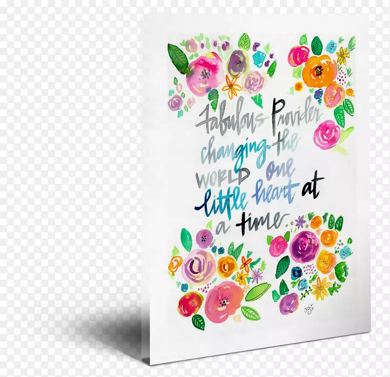 花卉设计纸贺卡剪花-新产品海报