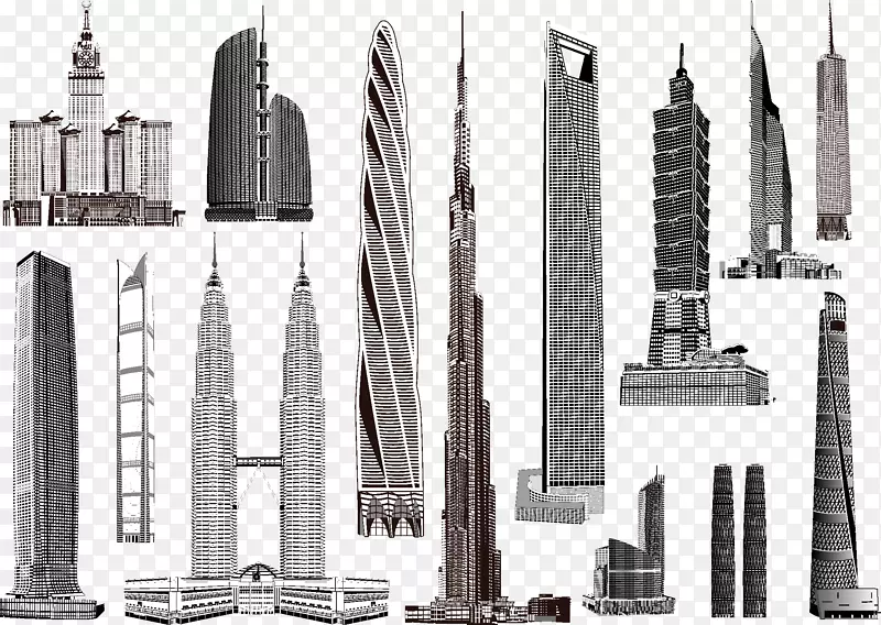 摩天大楼-高层建筑-地标