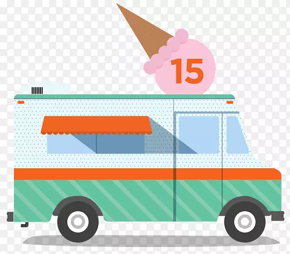 Salesforce.com客户关系管理促进商业沙箱-冰淇淋卡车