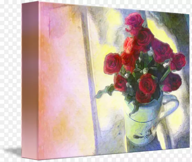 花卉设计水彩画花园玫瑰静物摄影设计