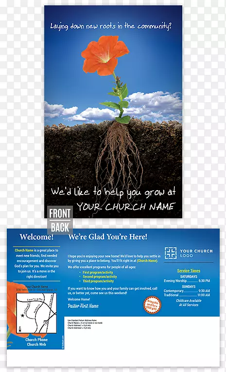 广告平面设计.教堂营销