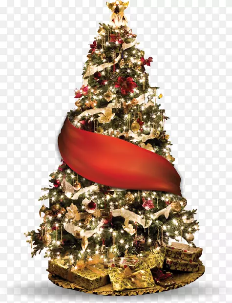 圣诞树，圣诞装饰品-美容温泉传单