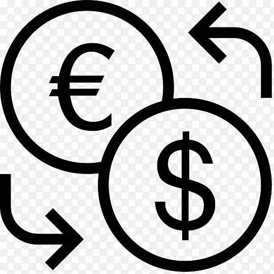 外汇市场，汇率，货币，电脑图标，货币符号银行