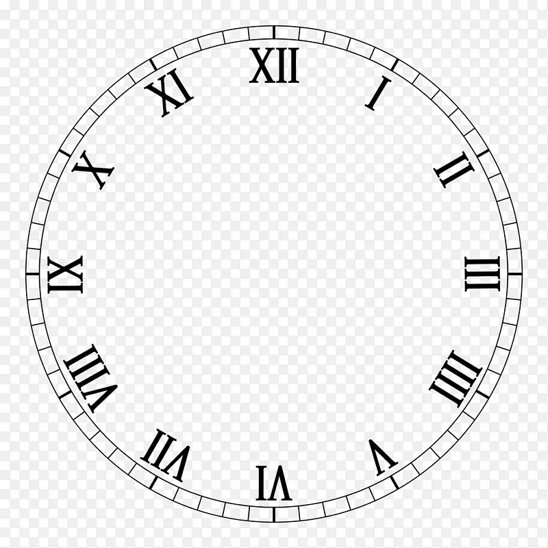 时钟面对罗马数字移动数字时钟