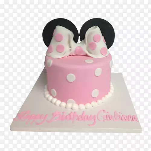 生日蛋糕米妮老鼠水果蛋糕玉米饼装饰米妮老鼠