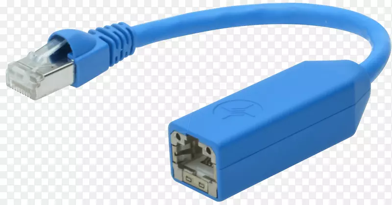 双绞线注册千斤顶以太网级电缆适配器