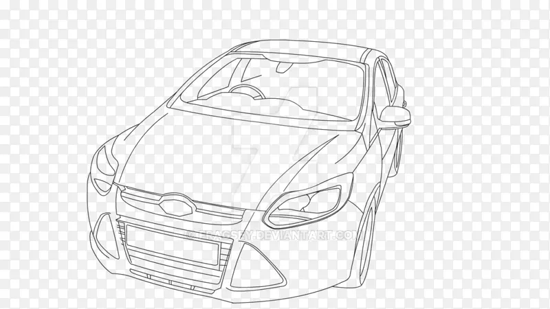 汽车车门汽车设计草图