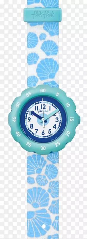 手表时钟蓝色瑞士制造瑞士-手表