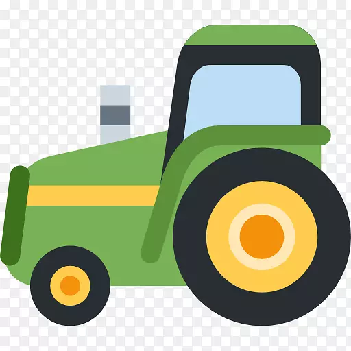 约翰迪尔拖拉机表情农业农场-拖拉机