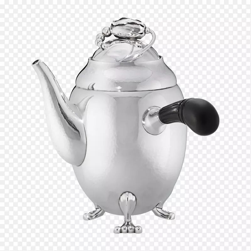 壶咖啡壶茶壶Georg Jensen a/s-阿拉伯咖啡壶