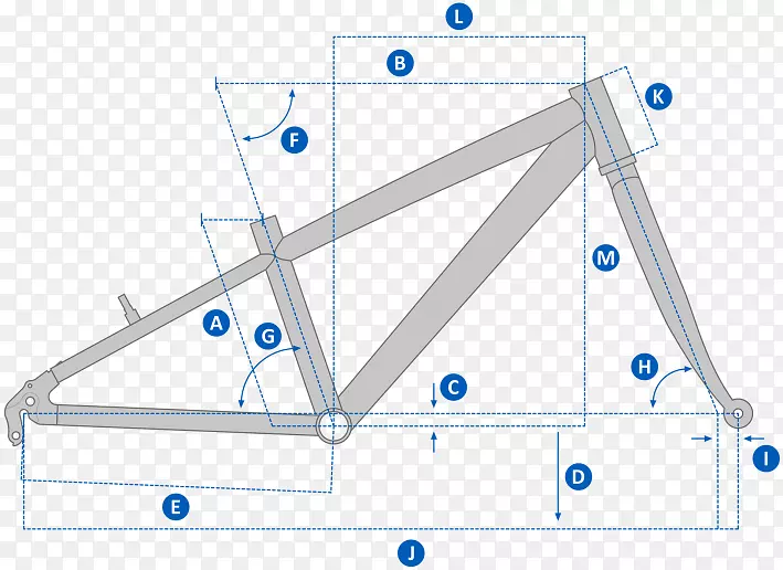 几何自行车架三角形吉欧-自行车