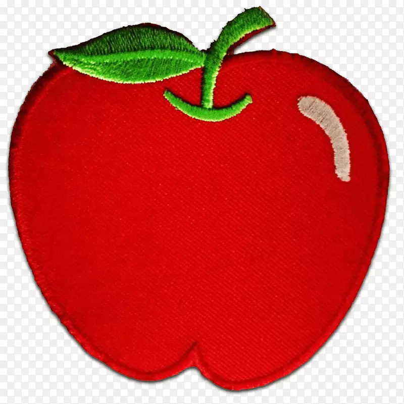 红草莓苹果红果徽章