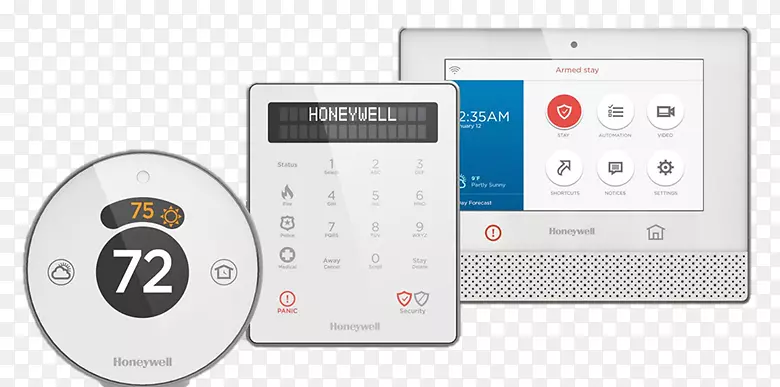 霍尼韦尔安全警报器和系统国际消费电子产品展示家庭安全家庭自动化工具包-现代优惠券