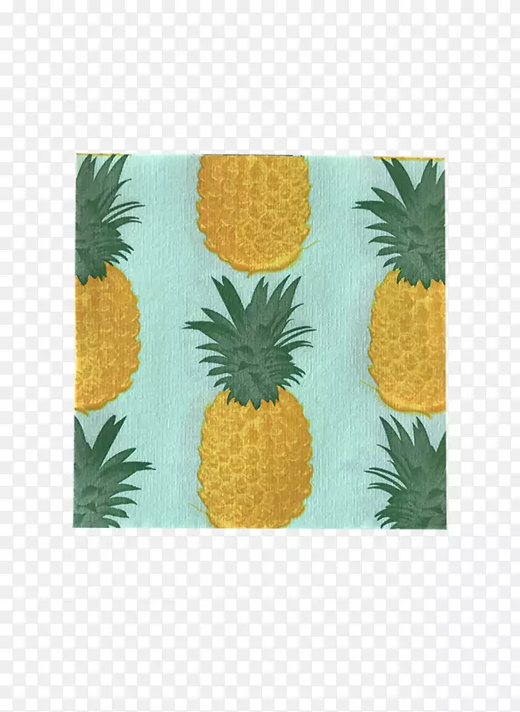 菠萝布餐巾放置垫子-菠萝