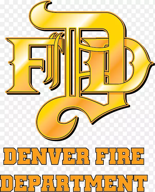 丹佛消防处标志图形设计-消防字体