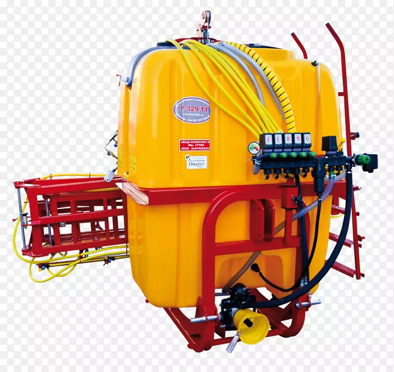 喷雾器农业专用拖拉机-姜黄