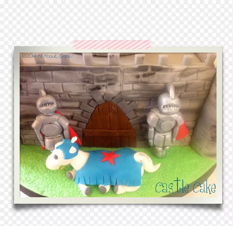 毛绒玩具，毛绒小雕像，谷歌游戏-城堡蛋糕