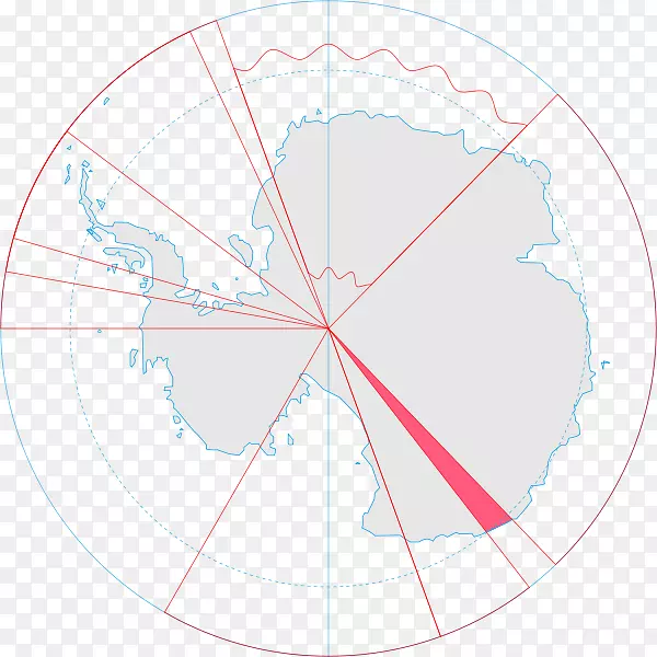 圆南极洲角图案-圆