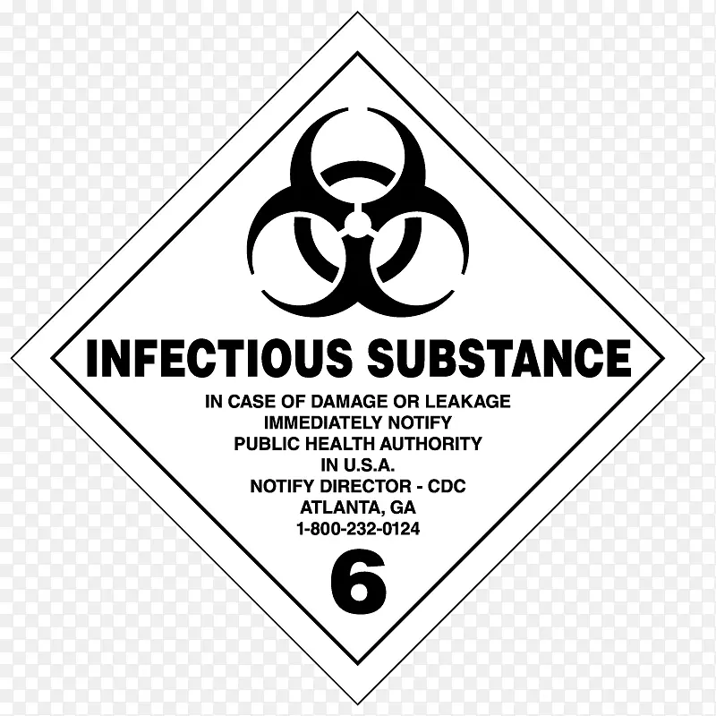 危险品-化学品标签-第6类有毒和传染性物质运输-物质