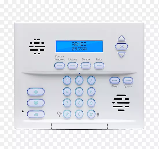 家庭安全警报和系统报警设备adt安全服务控制面板