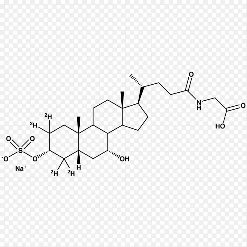 胆汁酸地高辛杂多酸活性成分硫酸钠