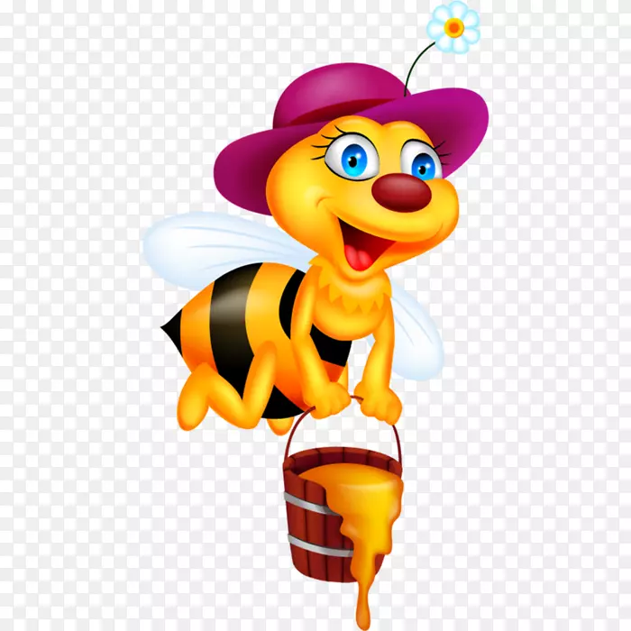西方蜜蜂剪贴画-蜜蜂