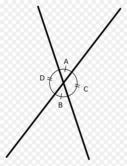 垂直角几何线数学角