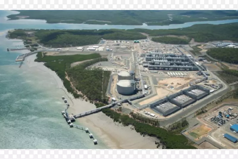 澳大利亚太平洋液化天然气来源能源.航空视图