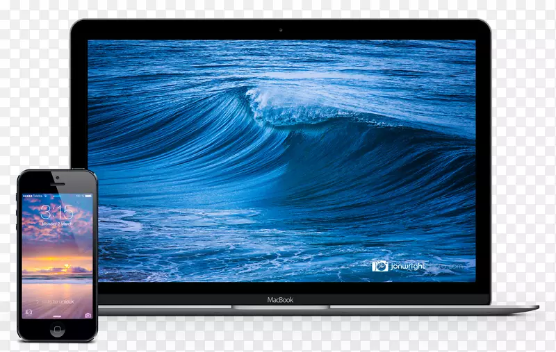 背光液晶电脑显示器膝上型电视电子产品冲浪海滩