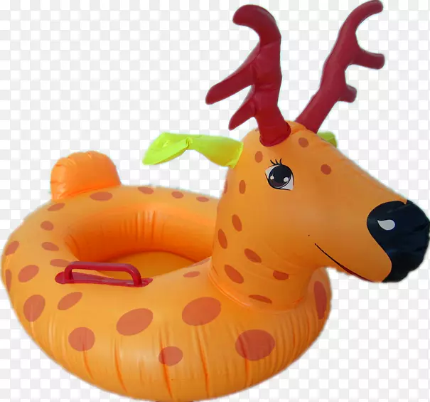 长颈鹿毛绒玩具驯鹿充气长颈鹿玩具