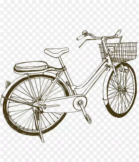 自行车素描-自行车