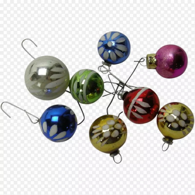 耳环珠体珠宝圣诞饰品-圣诞节