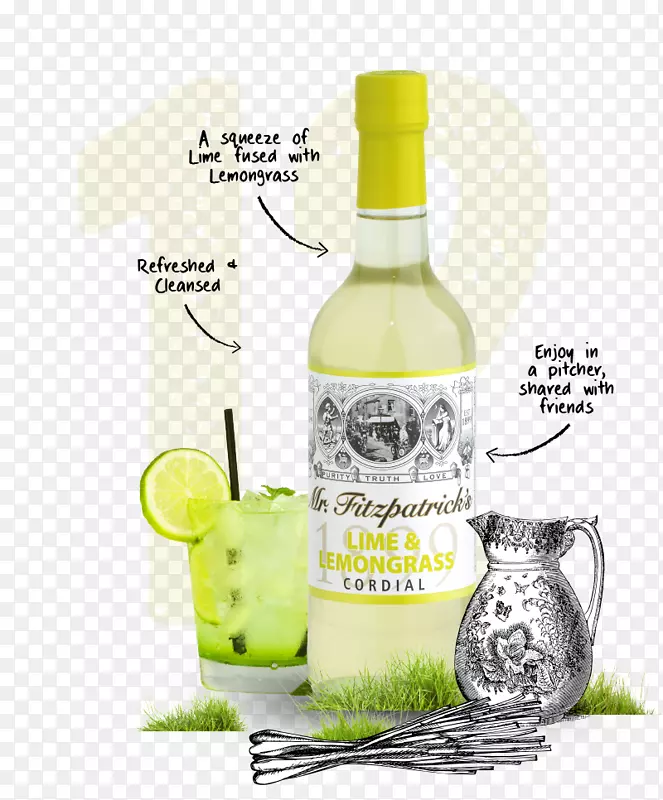 利口酒石灰泥南瓜伏特加汤尼酸橙