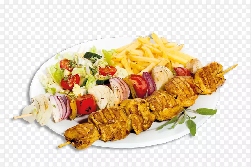 什什陶克汤拉基烤肉串shashlik kabab koobideh-tabbouleh