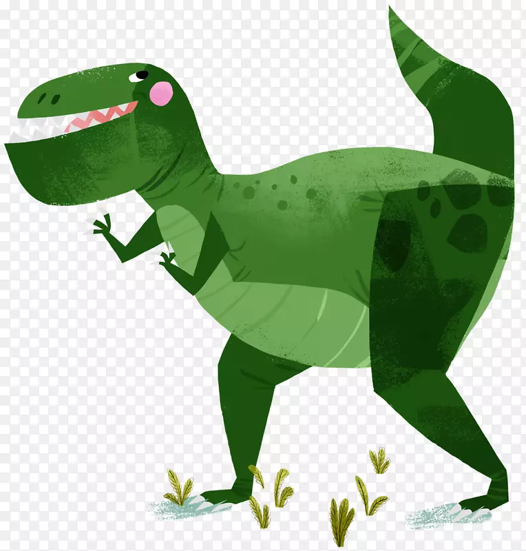 恐龙陆生动物剪贴画-平斗