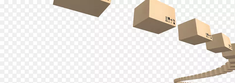 纸板箱包装和标签运输.横幅箱