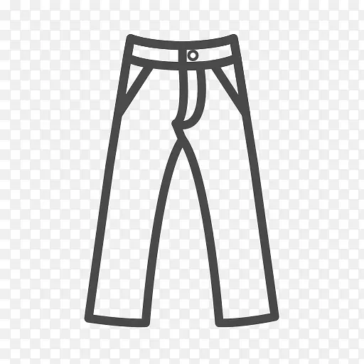 户外裤牛仔裤服装电脑图标牛仔裤