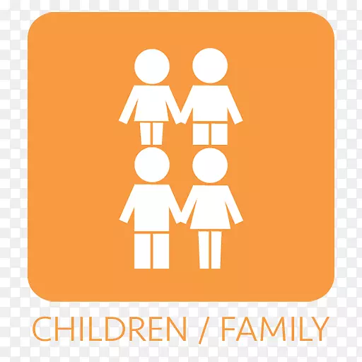 2-1-1橙县组织橙县治安官部门的家庭标志-儿童家庭