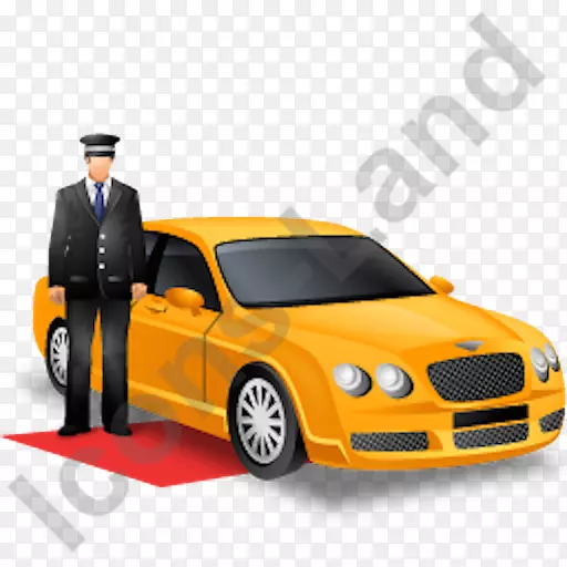 豪华车驾驶雷克萨斯是电脑图标-汽车