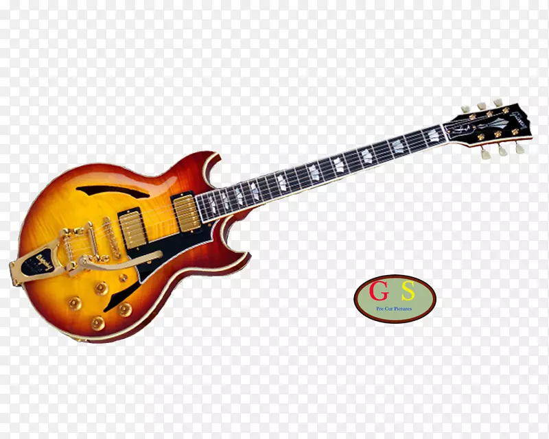 吉它放大器电吉他吉布森品牌公司。实心吉他