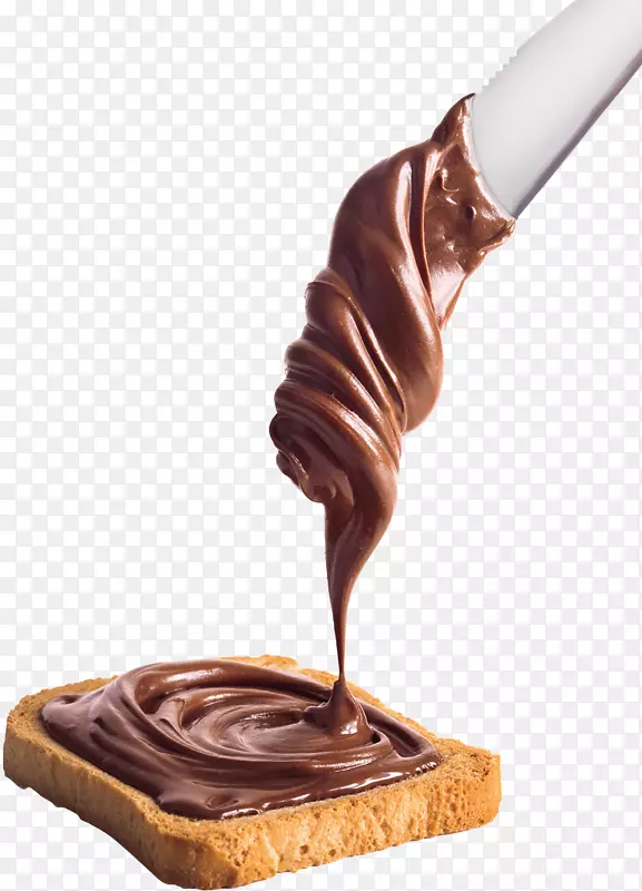 巧克力撒了那不勒斯冰淇淋吐司糖巧克力